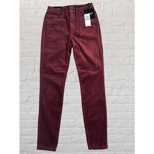 Oat High Rise Skinny Stretch‎ Corduroy Pants-NWT